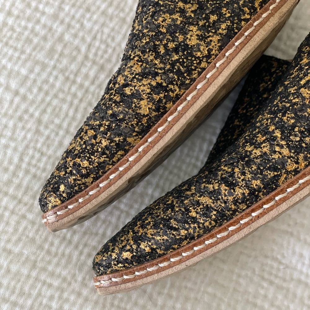 *SOLD on FB Marketplace* Sundance Stacked Idalia Speckled Backless Mules - Picture 5 of 5
